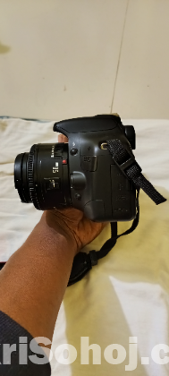 Canon 550D with Prime lens